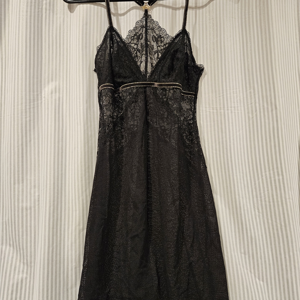 Sexy Black Lace Chemise